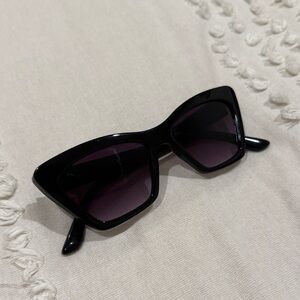 Vince Camuto Black Cat-Eye Sunglasses